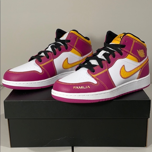 NEW Nike Air Jordan 1 Mid “Dia De Los Muertos” GS - Picture 2 of 8